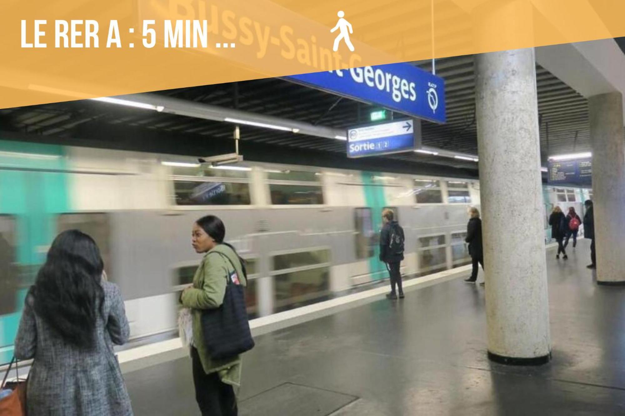 6Personne,10Mn De Disney,30Mn De Paris,Parking Bussy-Saint-Georges Exterior photo