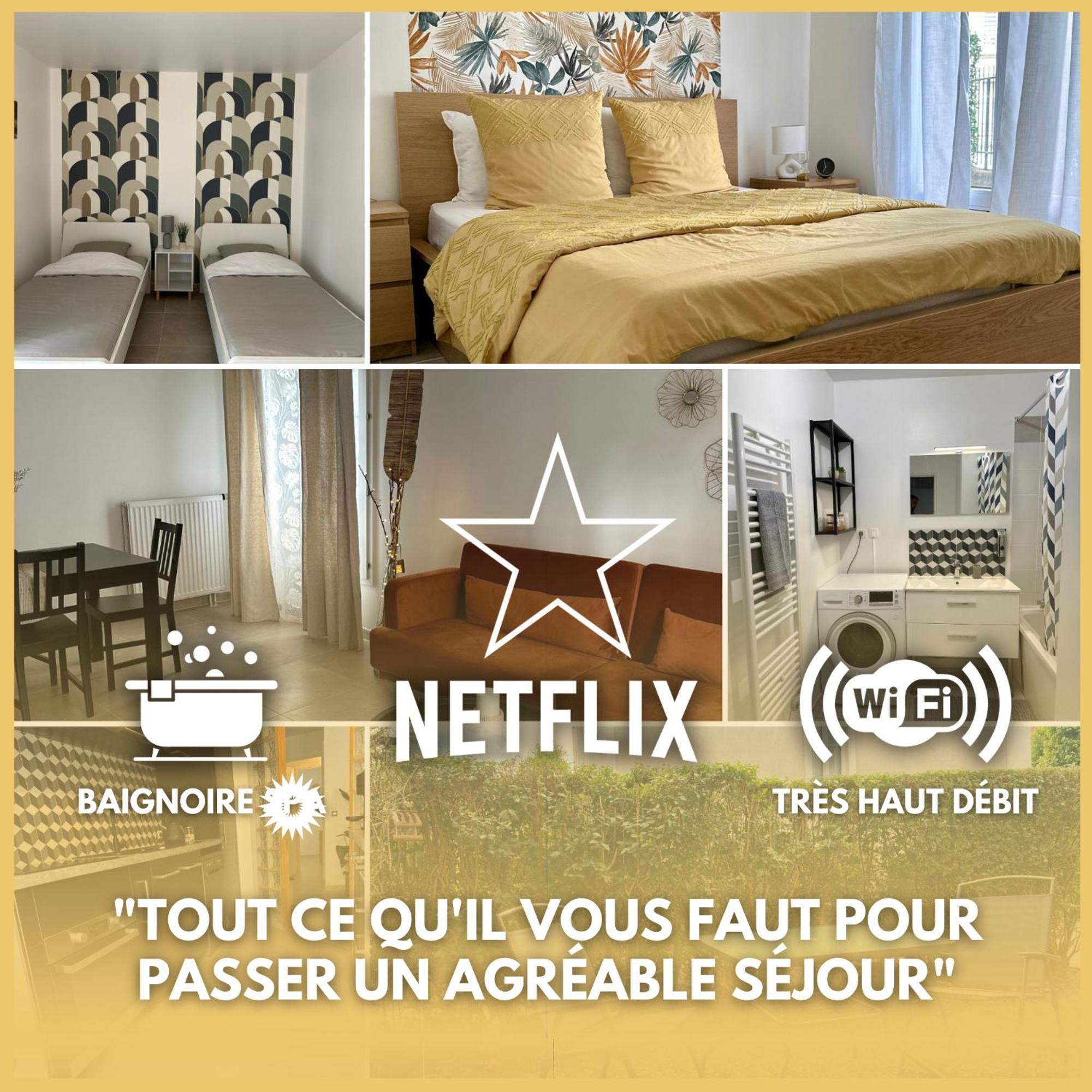 6Personne,10Mn De Disney,30Mn De Paris,Parking Bussy-Saint-Georges Exterior photo